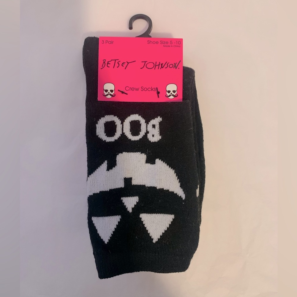 Betsey Johnson - pack of 3 Halloween socks